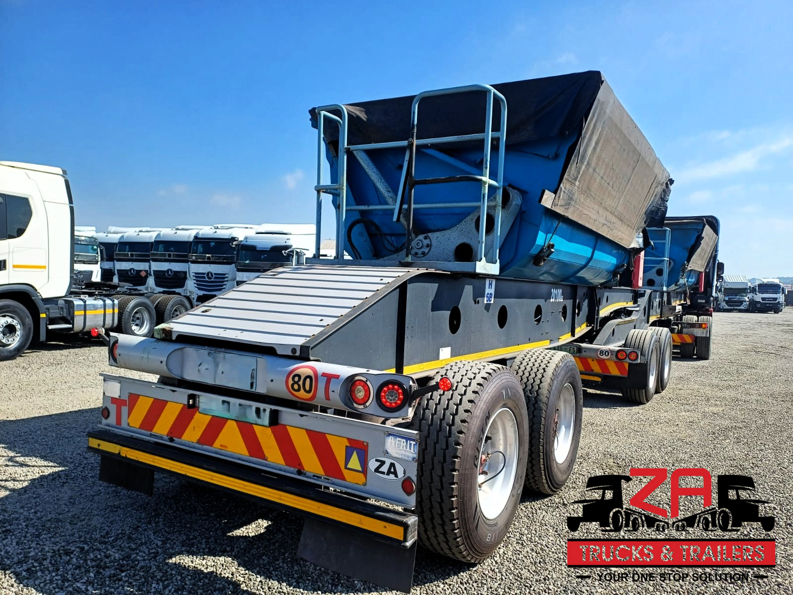 2021 AFRIT 18 CUBE SIDE TIPPER TRAILER #53333